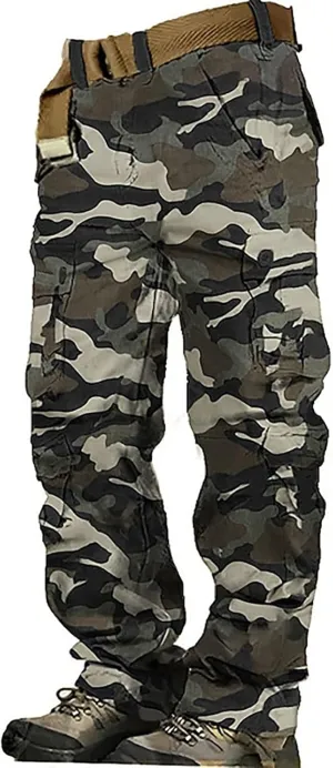 Knit Casual Pants for Men Men's Solid Color and Windproof and Rainproof Pants Winter Warm Training Active Track