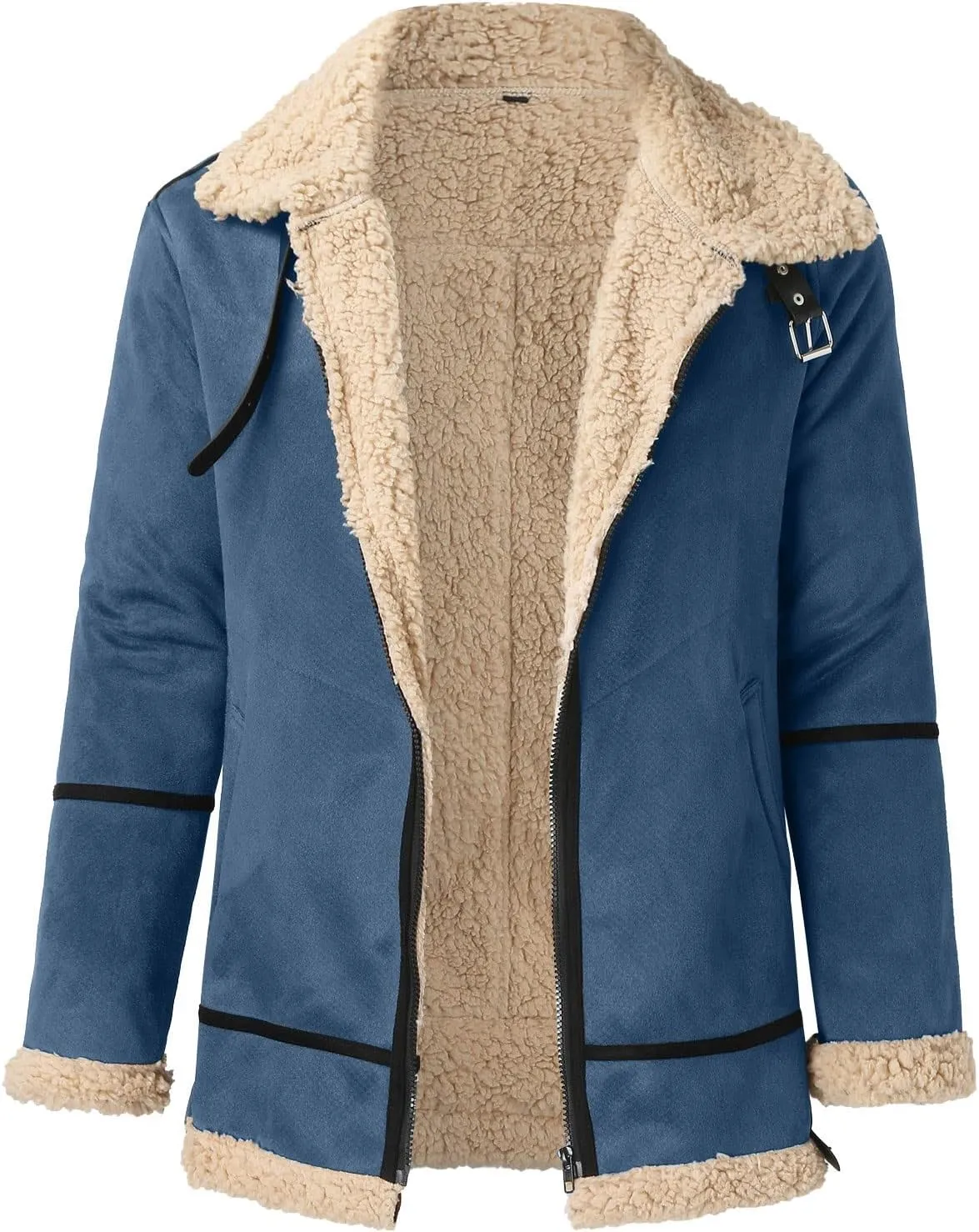 LCMTWX Mens Puffer Jackets Jacket Stand Collar Knitted Splice Sweater Coat Casual Cardigan Men's Winter Thickened Warm