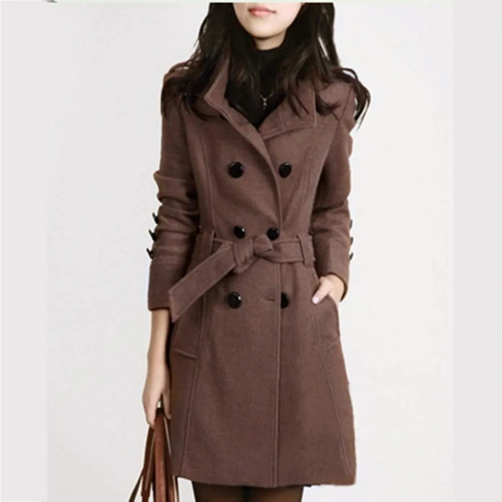 LCMTWX Winter Coats for Women Winter Office Sleeveless Button Woolen Jacket Coat Long Coats for Women Dressy Winter Coat