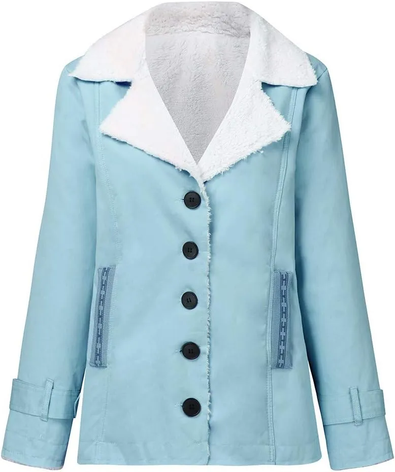 LCMTWX Women's 2023 Fashion Winter Coat Jacket Womens Winter Slim Women's Coat Coats for Women Women'S Fur Faux Fur Jackets
