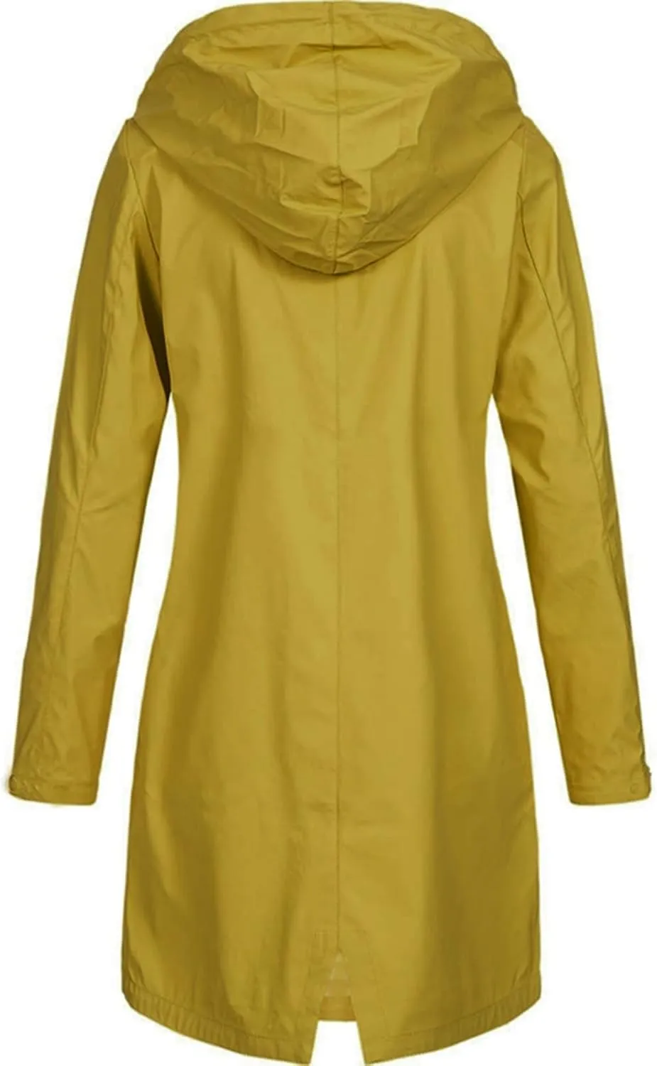 LCMTWX Womens Fleece Lined Raincoat Overcoat Casual Winter Slim Women's Coat Hooded Trench Coats Rain Jacket Womens With