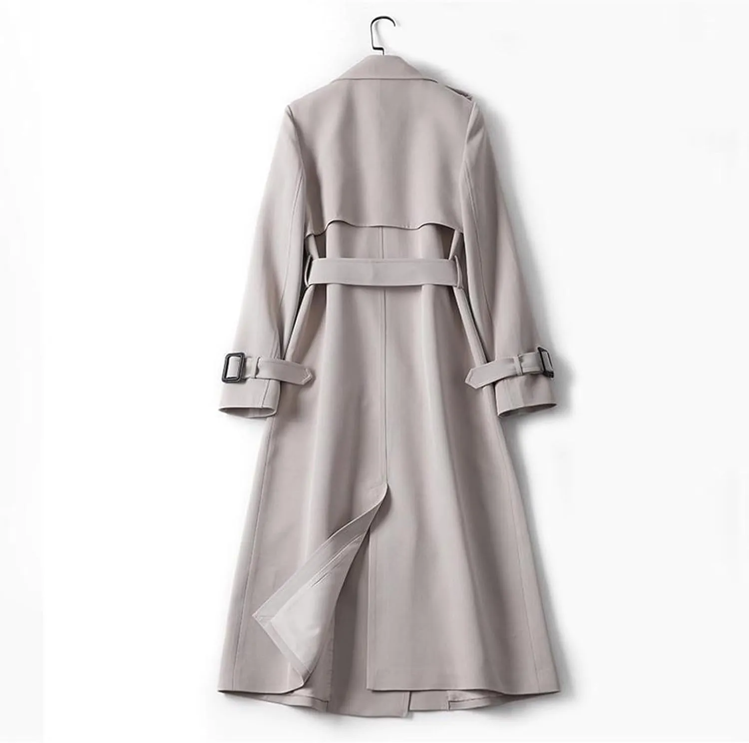 Long Winter Wool Coat for Women Solid Pocket Cardigan Button Top Sweater Knit Hooded Coat Winter Casual Notch Lapel