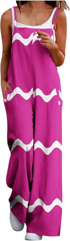 Loose Fit Trousers Pants for Juniors Summer Fall Flare Wide Leg Coveralls Trousers Pants Catsuit Women 2025