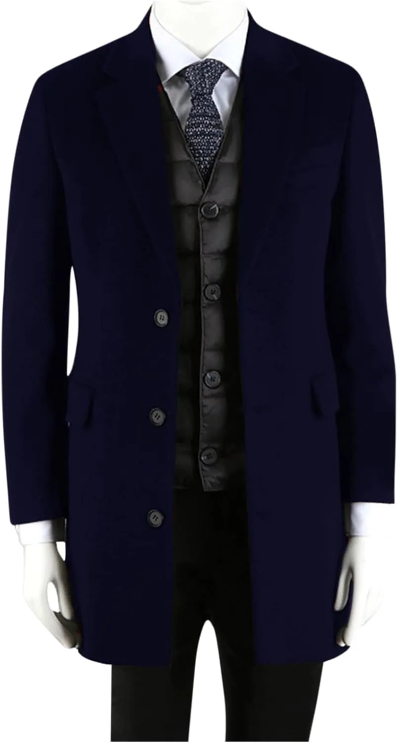 Man's Single Breasted Trench Coat Oversized Casual windbreaker Lapel Long Jacket Overcoat Long Sleeve Pea Coats