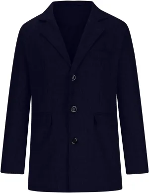 Man's Single Breasted Trench Coat Oversized Casual windbreaker Lapel Long Jacket Overcoat Long Sleeve Pea Coats