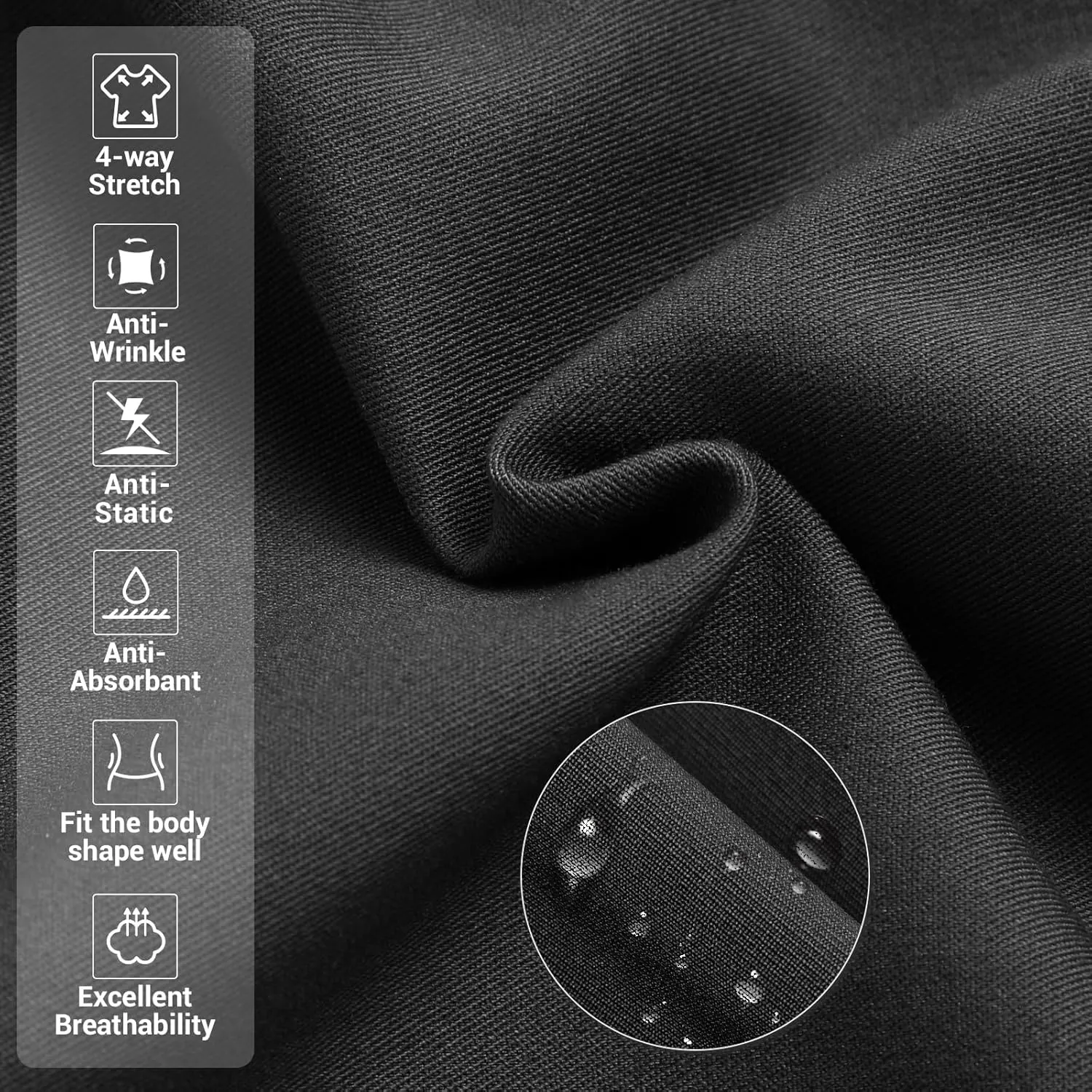 Medical Scrub Pants for Women, Jogger Scrub Pants with 5 Pockets Drawstring Cargo Pants Mid-Rise Womens Scrubs Pant