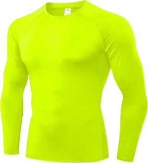 Men's Athletic Compression Shirts Long Sleeve Workout T-Shirt Mock Turtleneck Base Layer Undershirt Tops