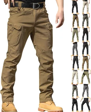 Mens Cargo Pants Classic Stretch Lightweight Hunting Work Pants Comfort Regular Resistant Travel Fishing Hiking Pants