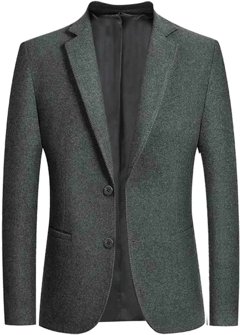 Mens Casual Long Trench Coat Men's Long Sleeved Mid Length Slim Fit Oversized Windbreaker Casual Cotton Blend coat