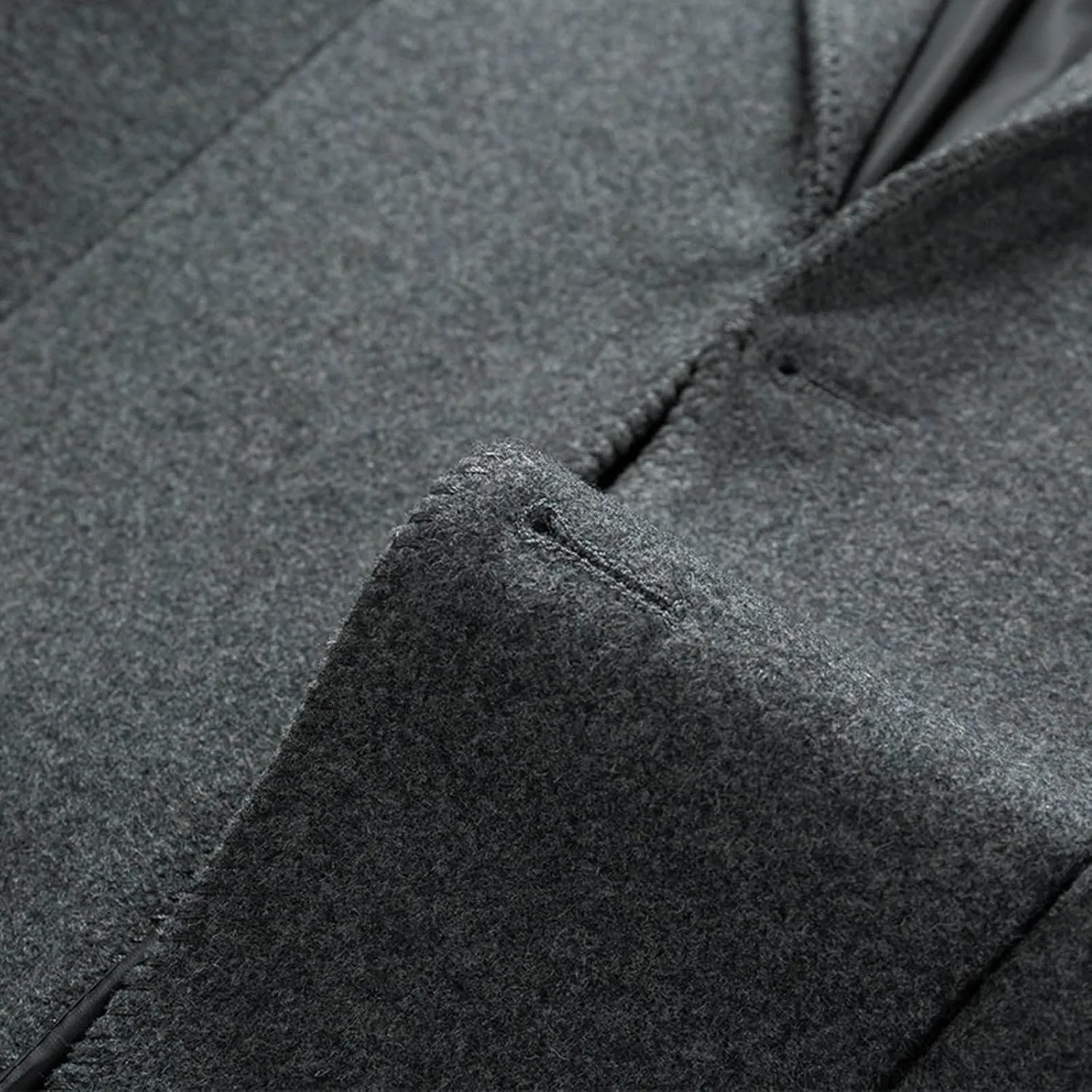 Mens Casual Long Trench Coat Men's Long Sleeved Mid Length Slim Fit Oversized Windbreaker Casual Cotton Blend coat
