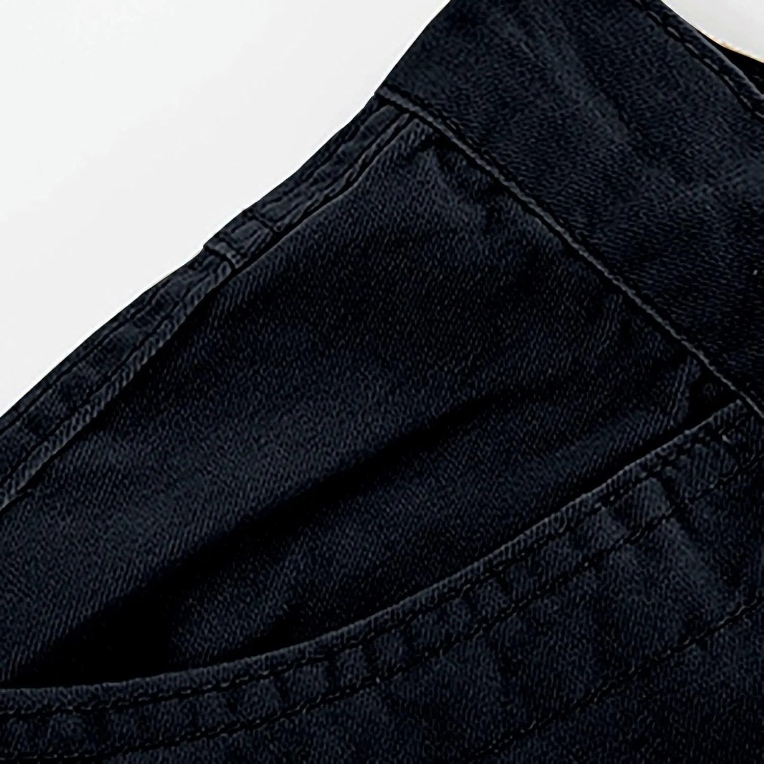 Men's Fleece Sweatpants Pants Men's Elastic Multi Pocket Pants Outdoor Straight Tube Quick Dry Cargo Hiking Pants