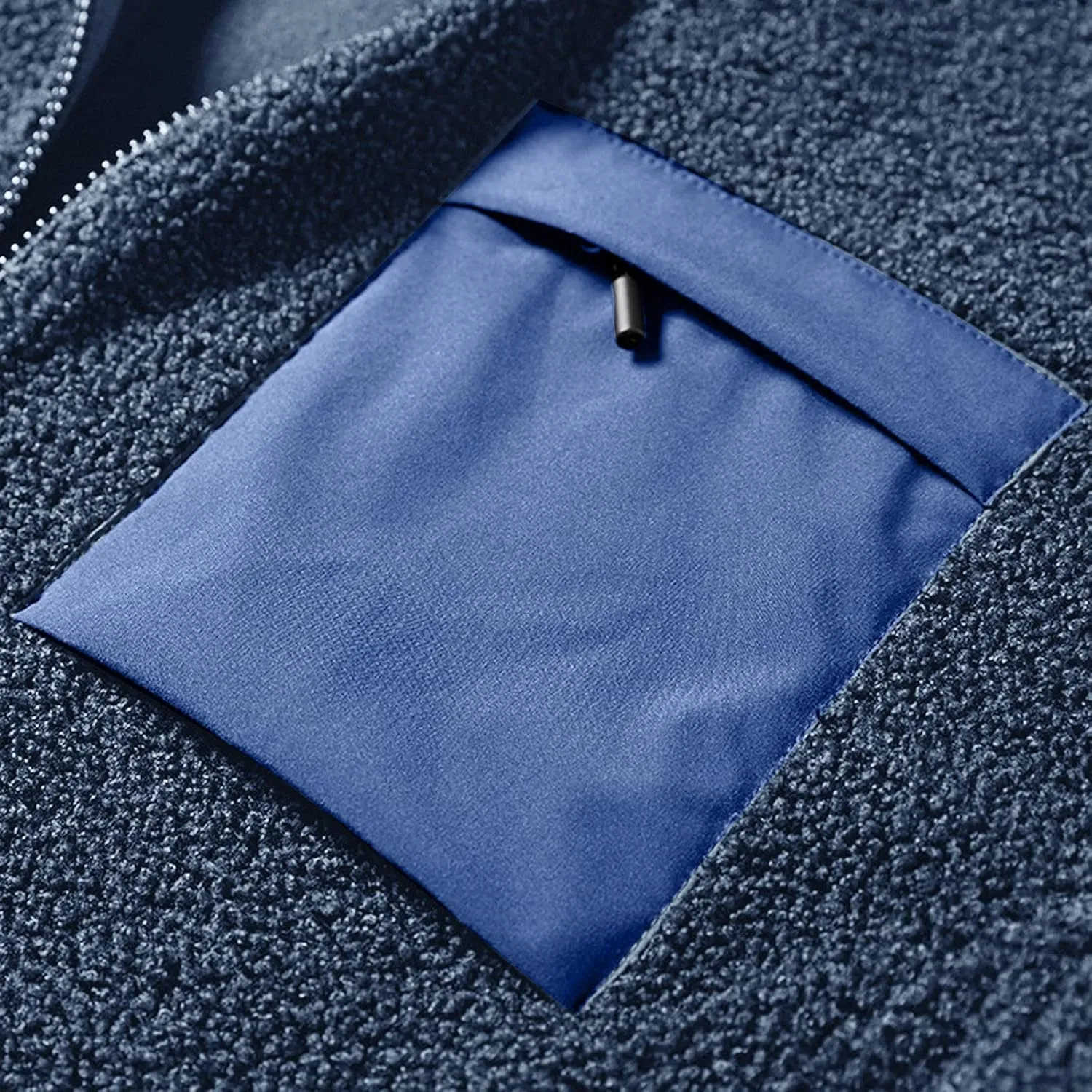 Men's Jacket Men's Autumn Winter Blouse Outdoor Leisure Warm Plus Size Pocket Zipper Lapel Cardigan Jacket Men's
