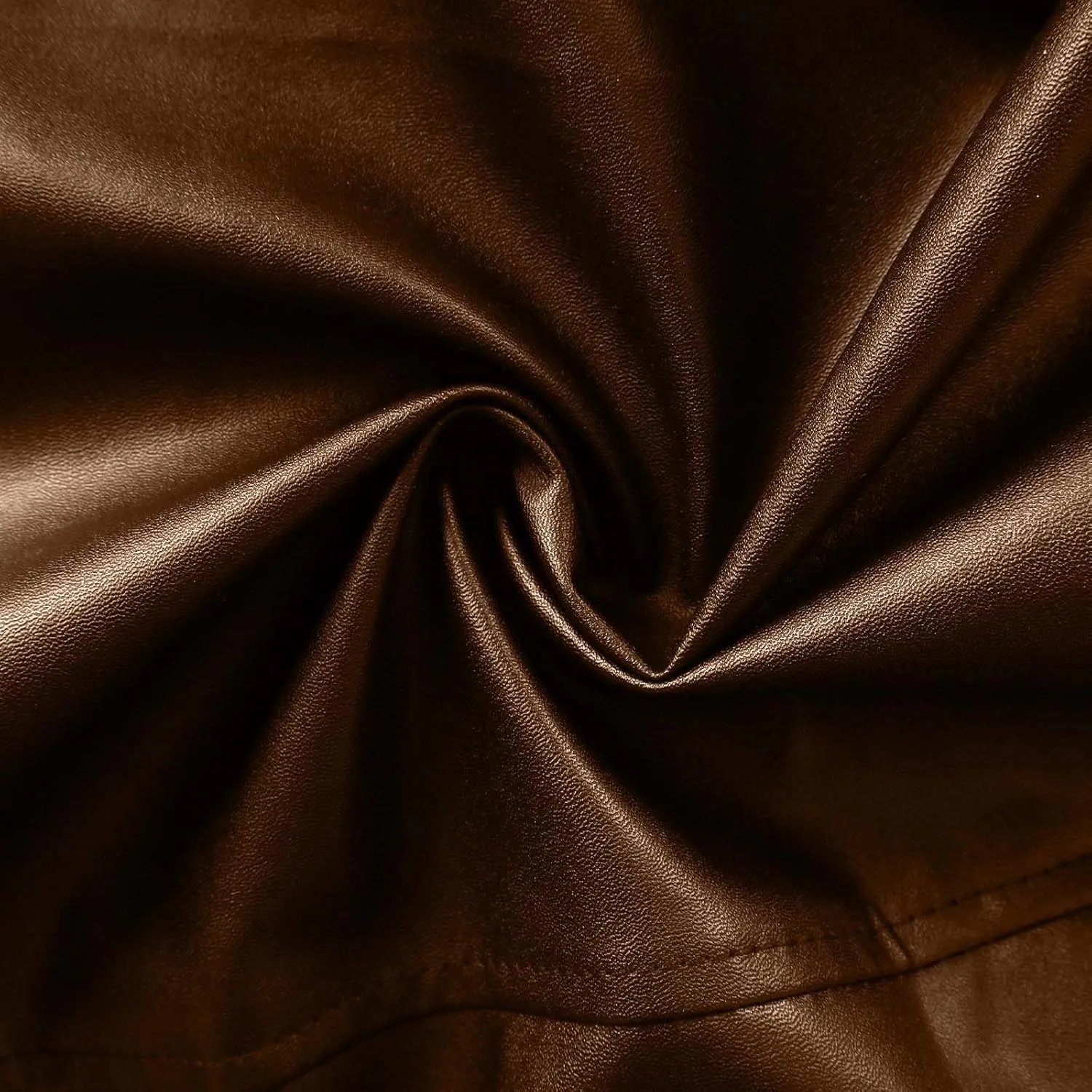 Men's Leather Trench Coat Full Length Single Breasted Windbreaker Jacket Long Overcoat
