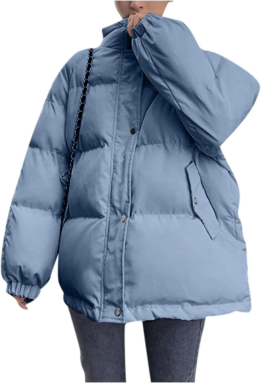 Men's Puffer Jacket Down Alternative Waterproof Winter Bubble Coats Jackets For Men, L-4XL
