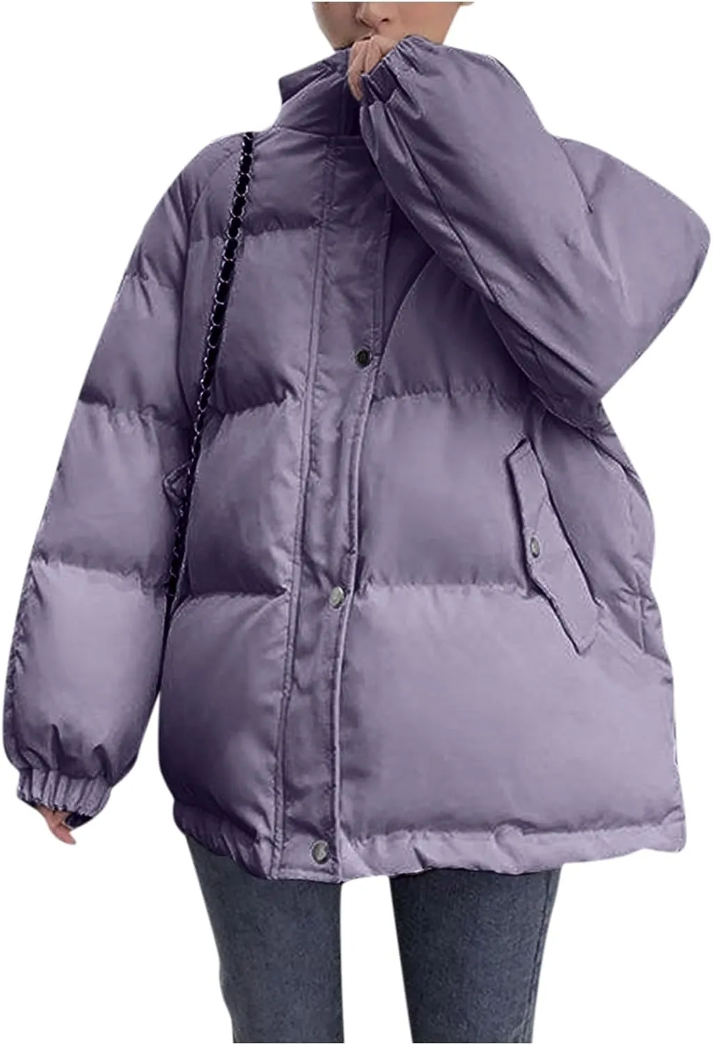 Men's Puffer Jacket Down Alternative Waterproof Winter Bubble Coats Jackets For Men, L-4XL