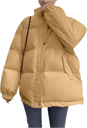 Men's Puffer Jacket Down Alternative Waterproof Winter Bubble Coats Jackets For Men, L-4XL