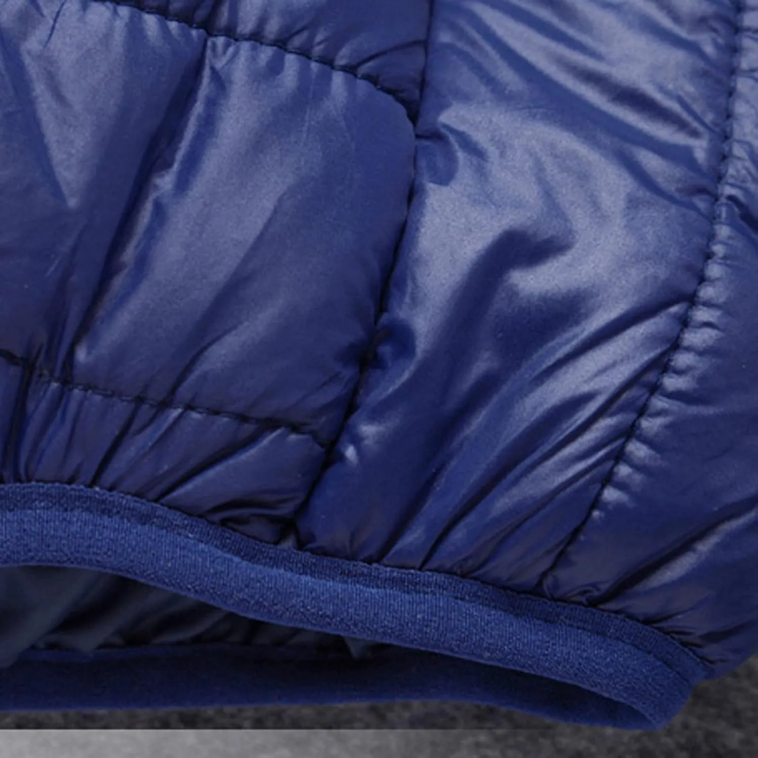 Men's Puffer Jacket Lightweight Packable Down Coat Stand Collar Quilted Jacket Plus Size Warm Casual Winter Jacket