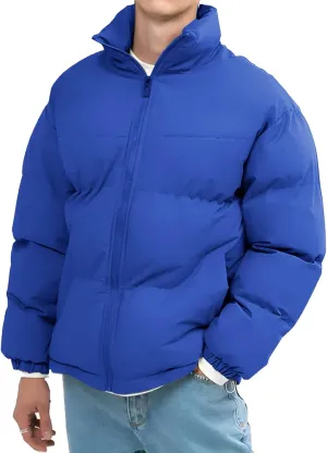 Men's Puffer Jacket Lightweight Warm Winter Coats Insulated Jacket Fashion Casual Sports Cotton-padded Outwear
