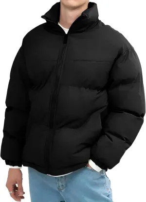 Men's Puffer Jacket Lightweight Warm Winter Coats Insulated Jacket Fashion Casual Sports Cotton-padded Outwear