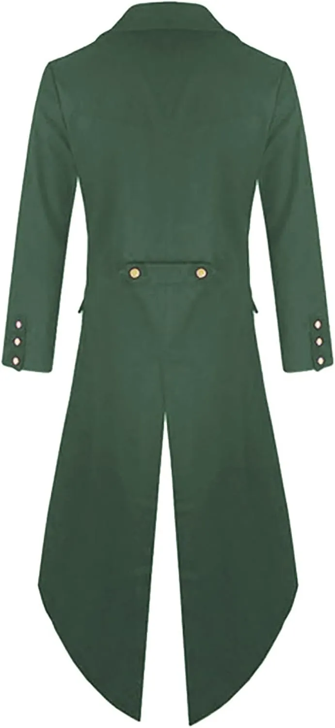 Mens Trench Coat Fall Winter Windbreaker Overcoat Praty Outwear Winter Pea Coat Business Overcoat Mens Long Trench