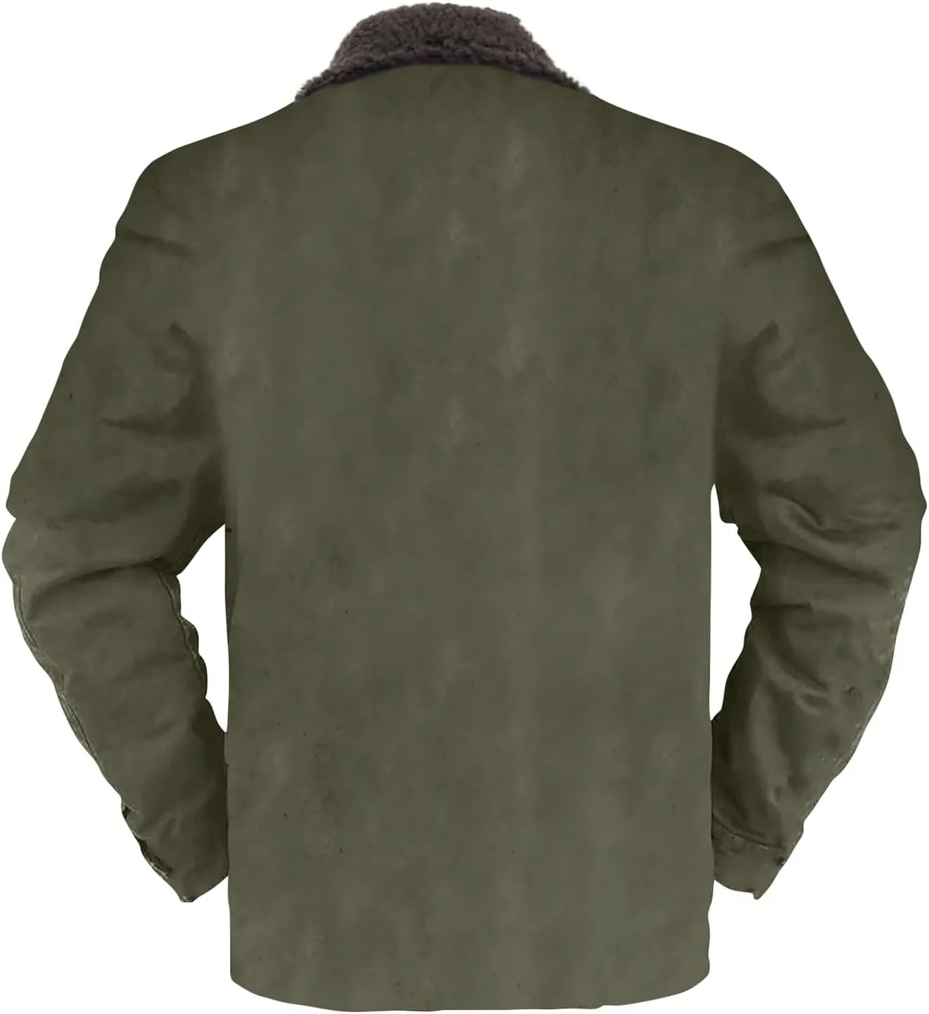 Mens Winter Jacket Big and Tall Fleece Coat Full Zip Bomber Jacket Windbreaker Heavyweight Windproof Sport Coat