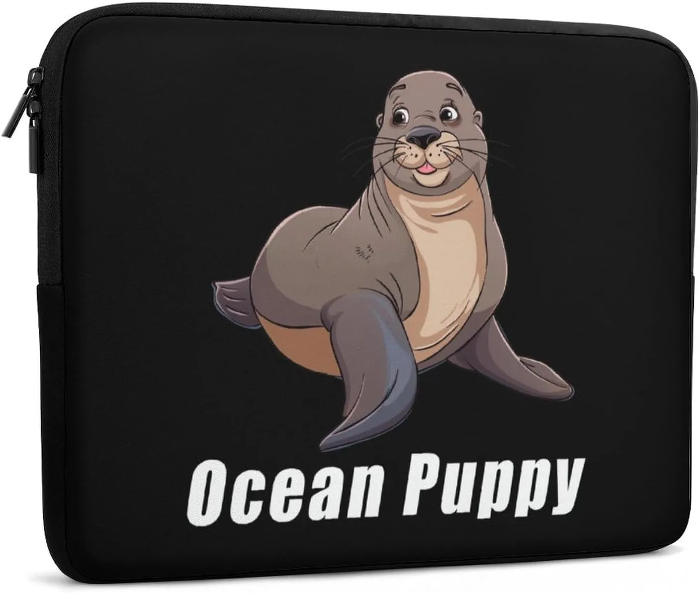 Ocean Puppy Seal Laptop Case Sleeve Bag 12inch Durable Shockproof Protective Computer Carrying Cover Briefcase
