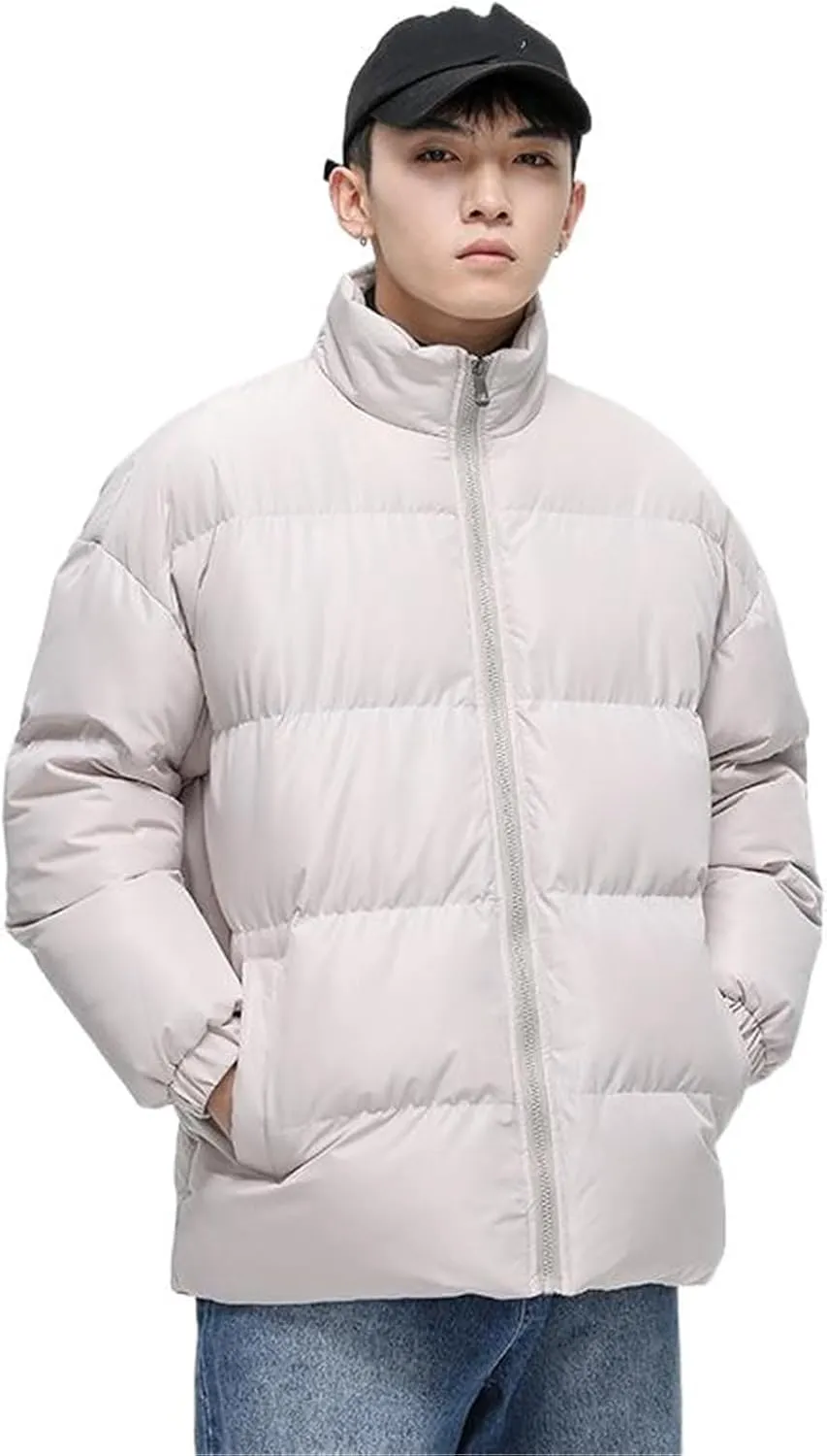 OTFTHPCW Men's winter cotton Hong Kong style down jacket
