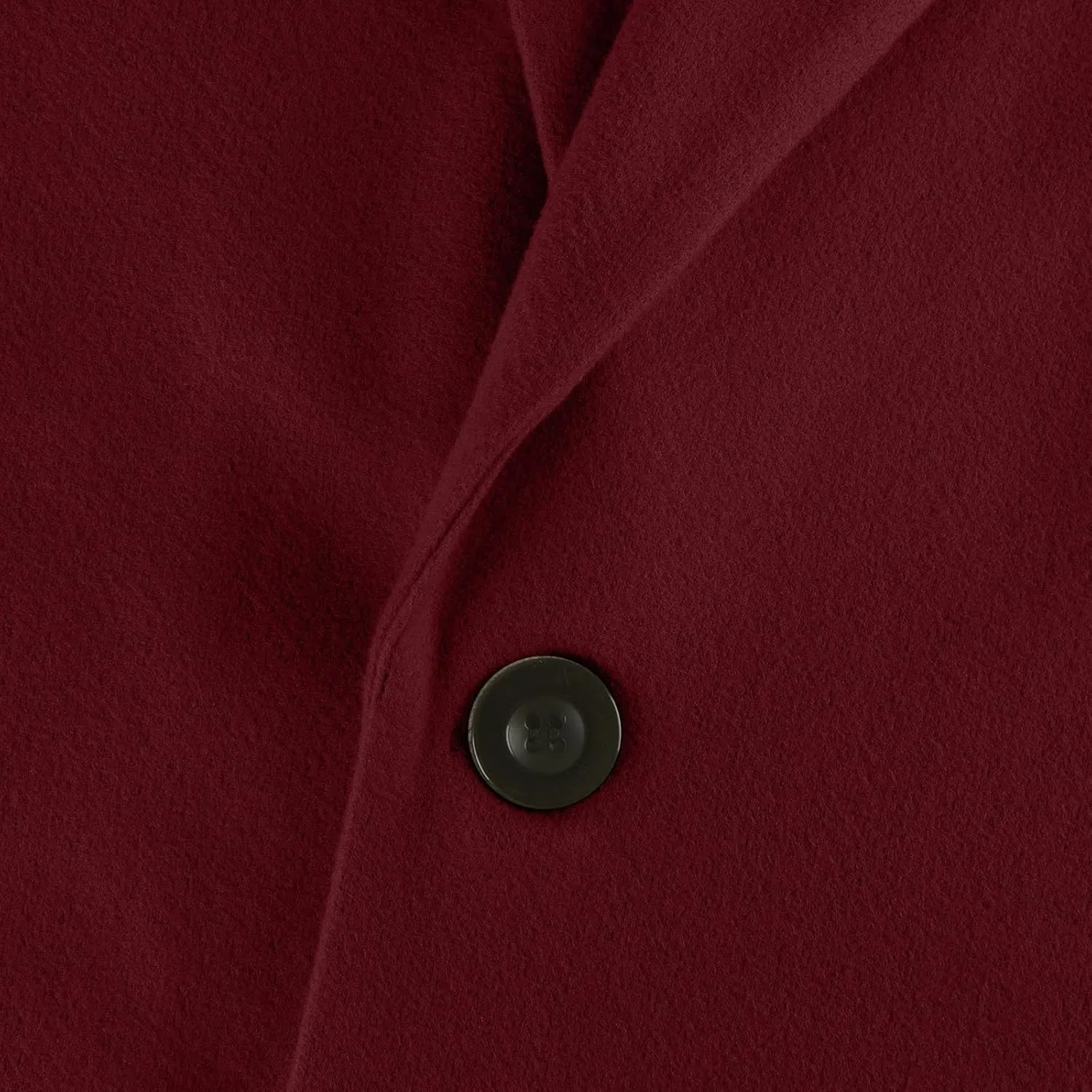 Pea Coats for Women Trendy Lapel Button 3/4 Sleeve Coats Winter Double Breasted Wool Coats with Pockets