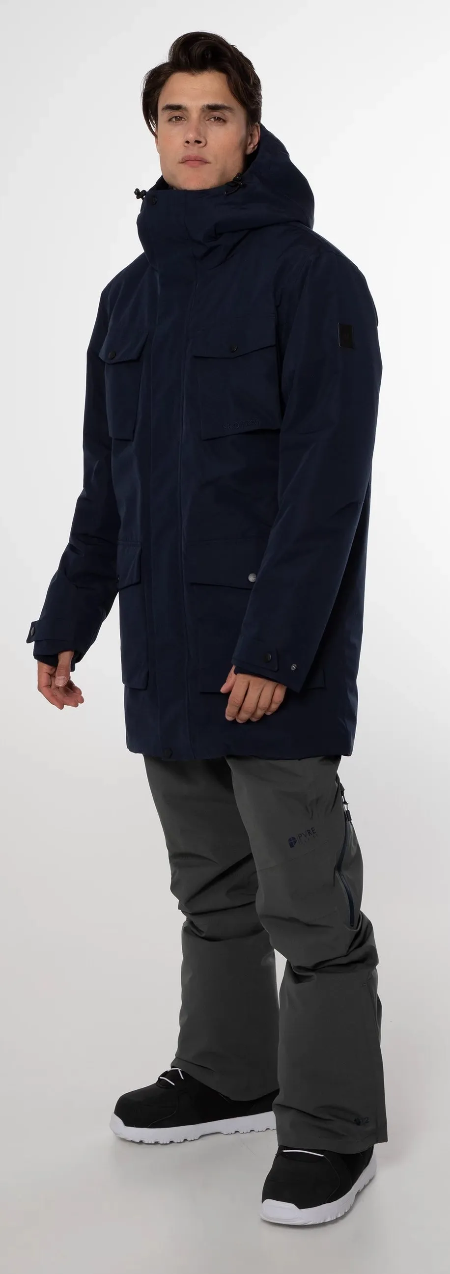 Protest Meltin Jacket Mens Deep Ocean