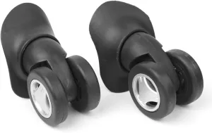 Replacement Luggage Wheel 360 Suitcase Wheel for DIY W023 Replace Wheel Kit, Black