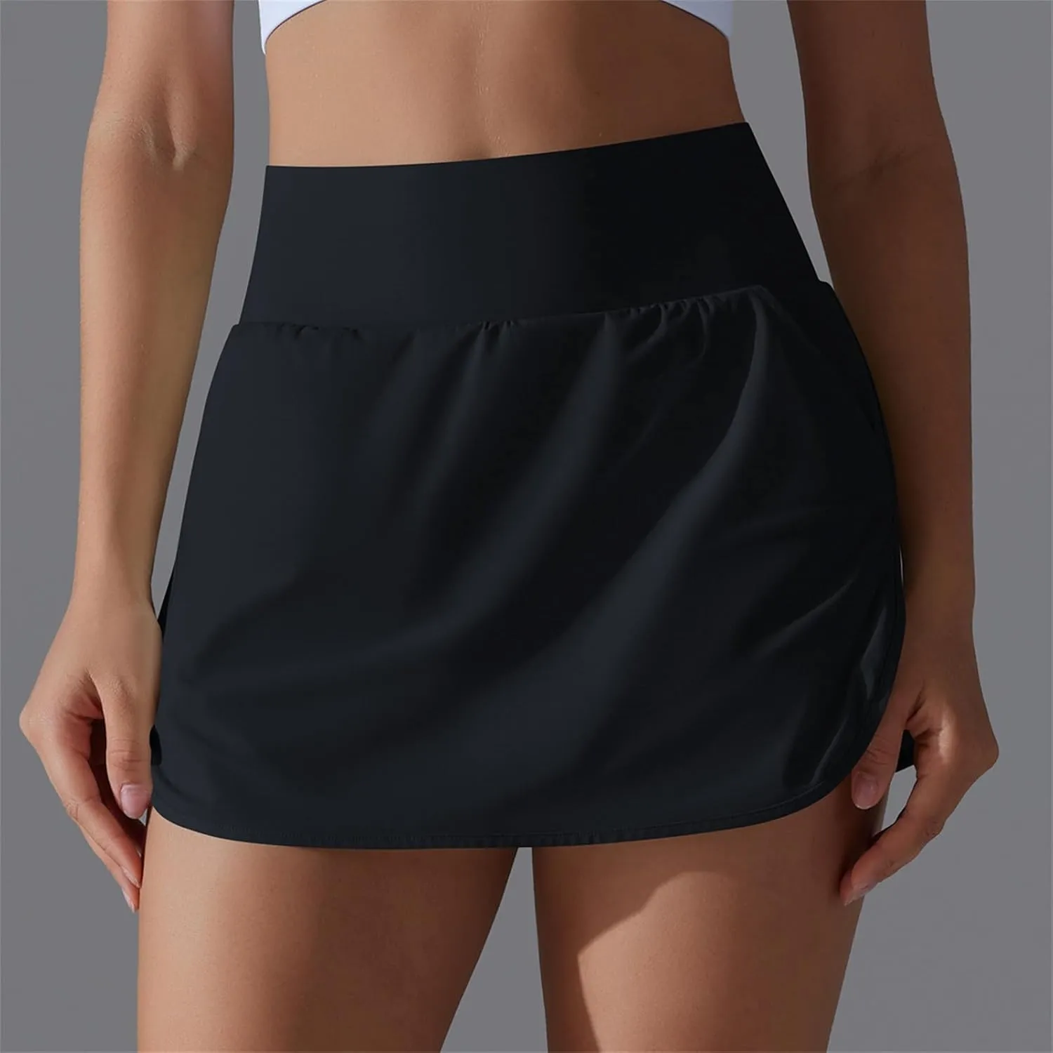 Skorts for Women with Pockets Athletic Golf Shorts Mini Tennis Skorts Comfy Skorts Trendy 2 in 1 Shorts for Running
