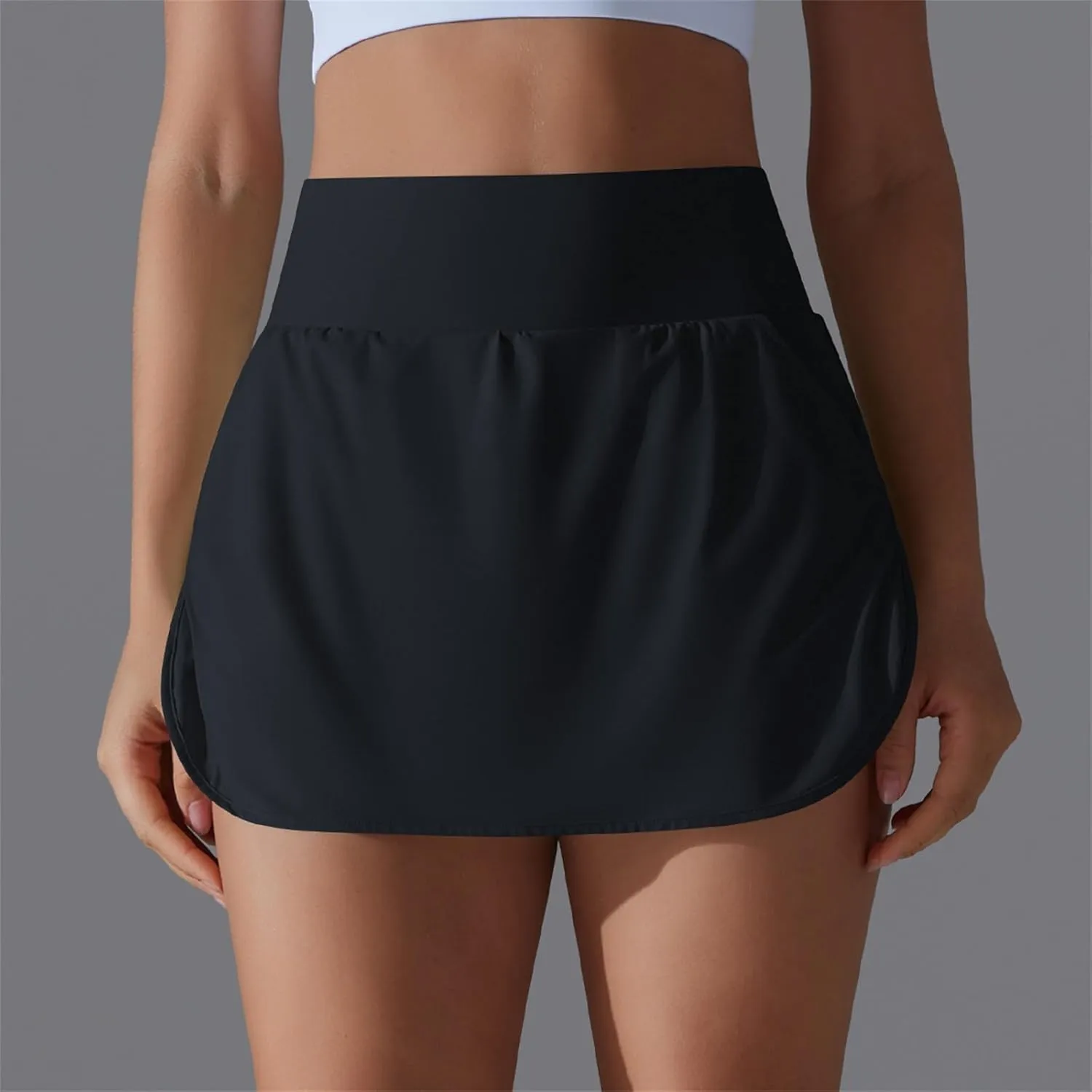 Skorts for Women with Pockets Athletic Golf Shorts Mini Tennis Skorts Comfy Skorts Trendy 2 in 1 Shorts for Running