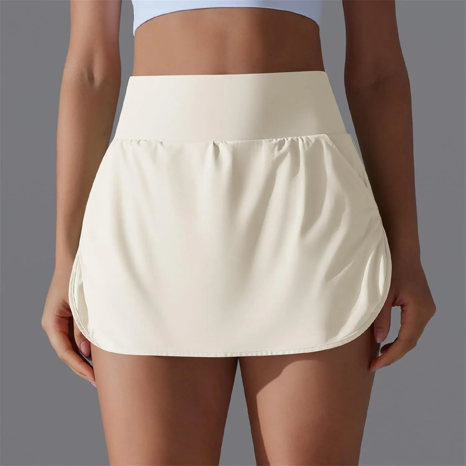 Skorts for Women with Pockets Athletic Golf Shorts Mini Tennis Skorts Comfy Skorts Trendy 2 in 1 Shorts for Running