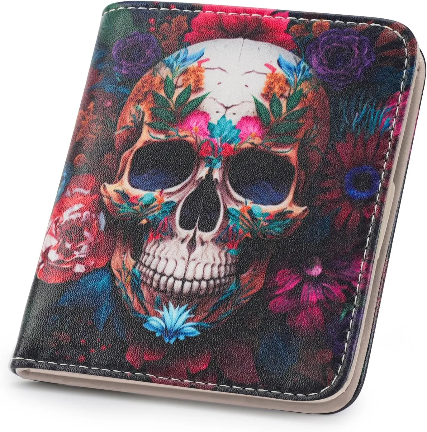 Small Womens Wallet Mini Compact Bifold Pocket Wallet Ladies RFID Blocking Slim Wallet for Women with ID Window
