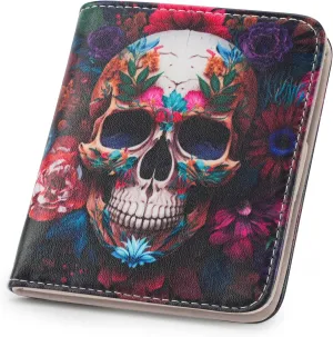 Small Womens Wallet Mini Compact Bifold Pocket Wallet Ladies RFID Blocking Slim Wallet for Women with ID Window