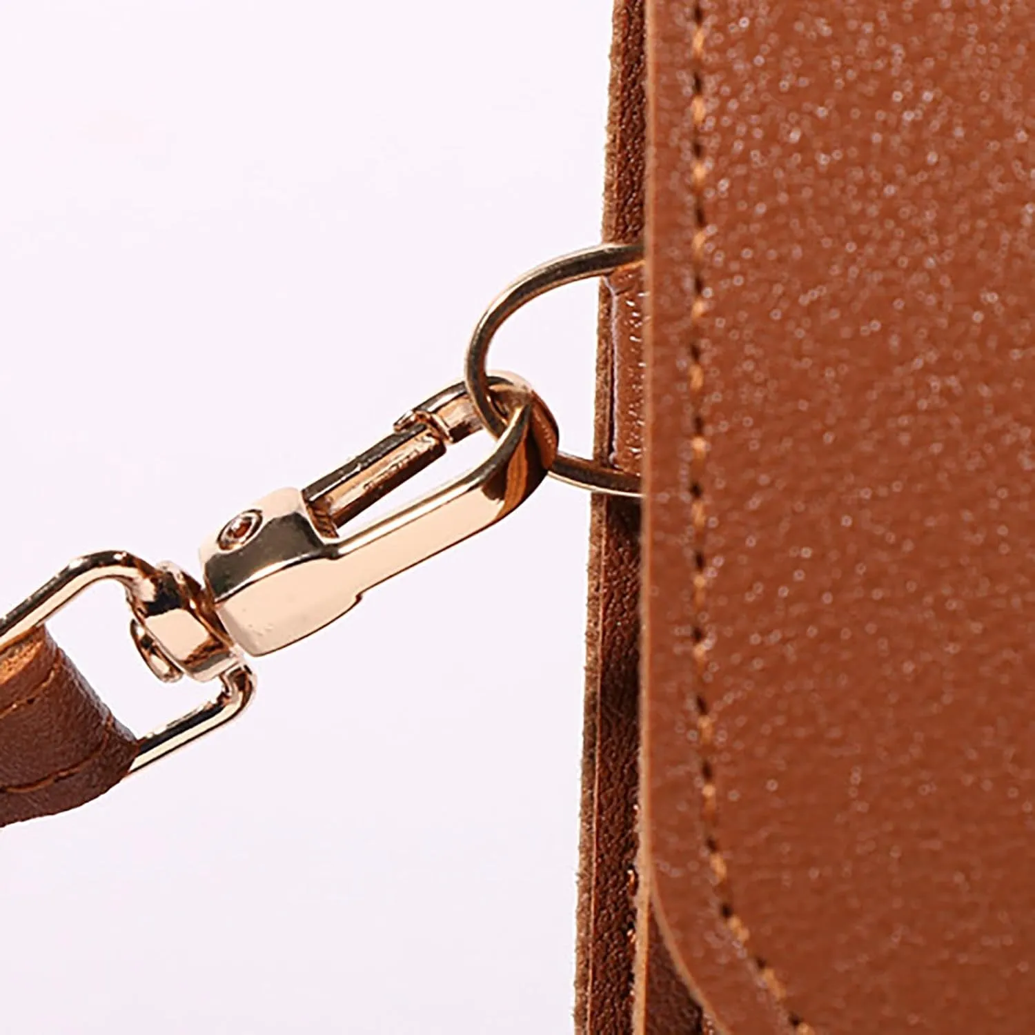 Solid Color Mini Phone Bag New Korean Version Of The Summer Simple Soft Leather Layer Crossbody over (White, One Size)