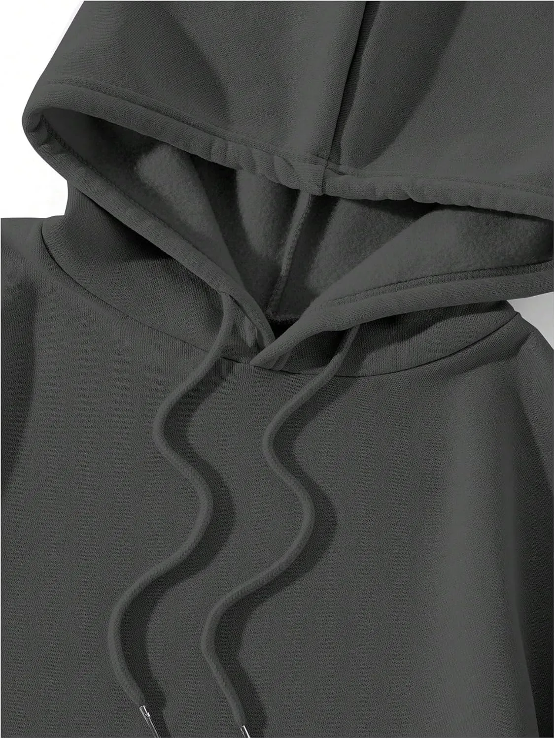 SOLY HUX Women's Drawstring Hoodies Drop Shoulder Long Sleeve Oversized Sweatshirt Pullover Tops