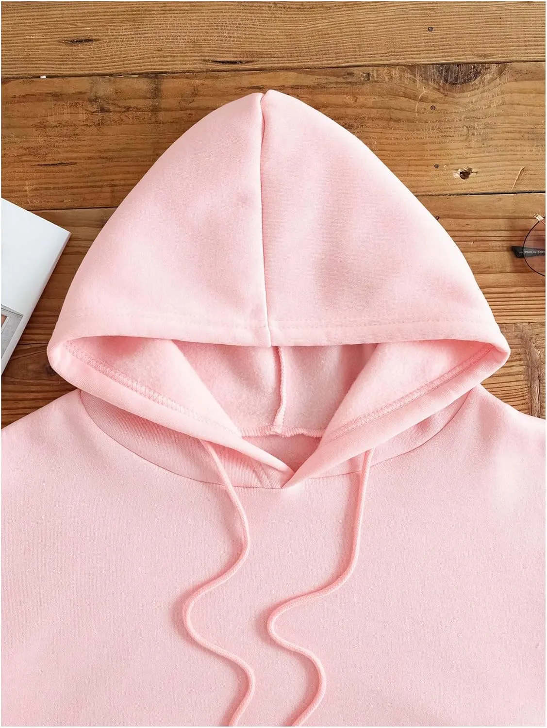 SOLY HUX Women's Graphic Hoodies Oversized Drawstring Long Sleeve Letter Car Print Sweatshirt Pullover Tops