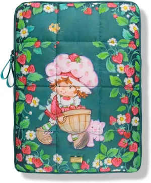 Sonix | Puffy Laptop Sleeve | 15-16 Inch, Quilted Pillow Puffer Laptop Carrying Case, Computer Sleeve | Strawberry Shortcake & Custard