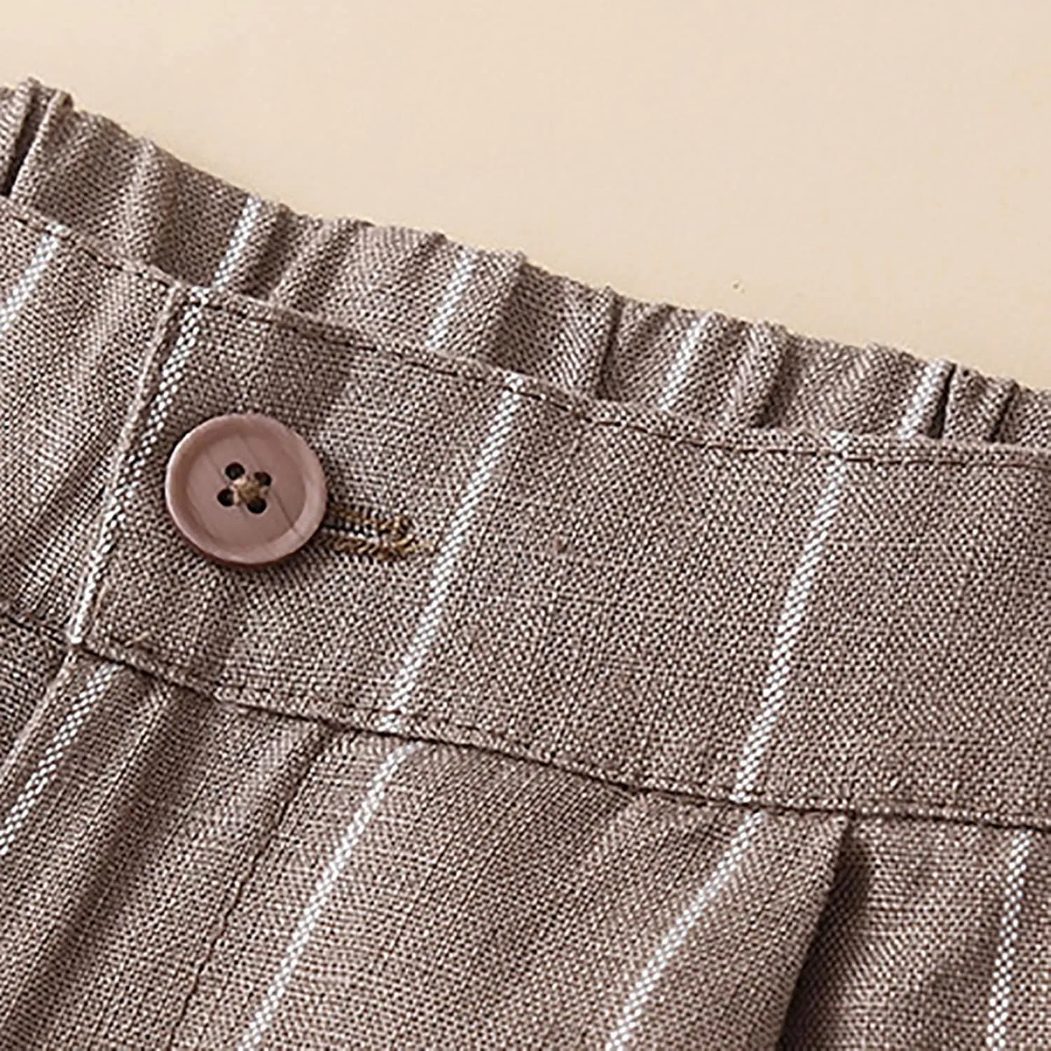 Summer Linen Pants for Women Casual Boho Palazzo Trousers Drawstring Waist Wide Leg Lightweight Summer Beach Outfit