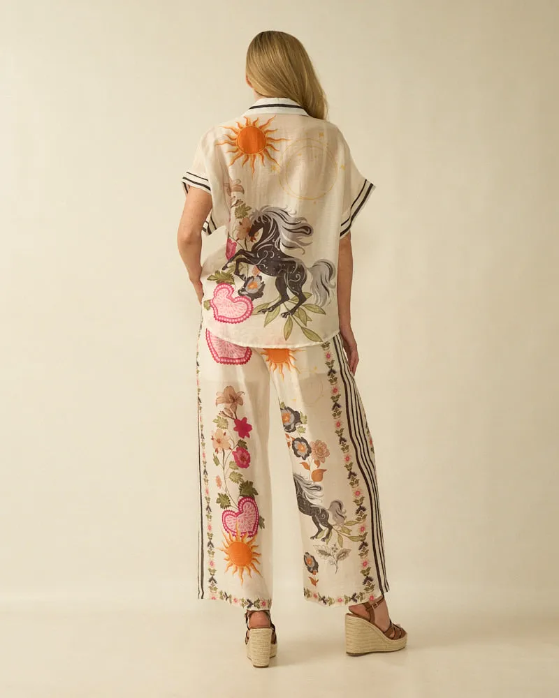 Summer Print Blouse  Vibrant and Fun