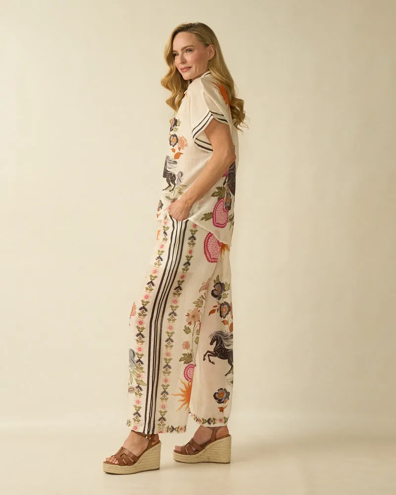 Summer Print Blouse  Vibrant and Fun