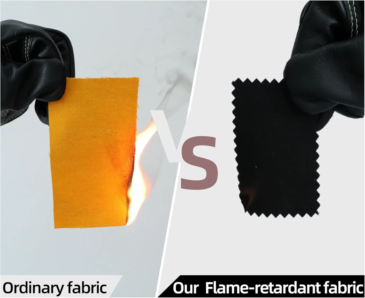 TICOMELA FR Pants for Men Flame Resistant Cargo Pants Lightweight 100% Cotton NFPA2112 7.5oz Elastic Waist Pants