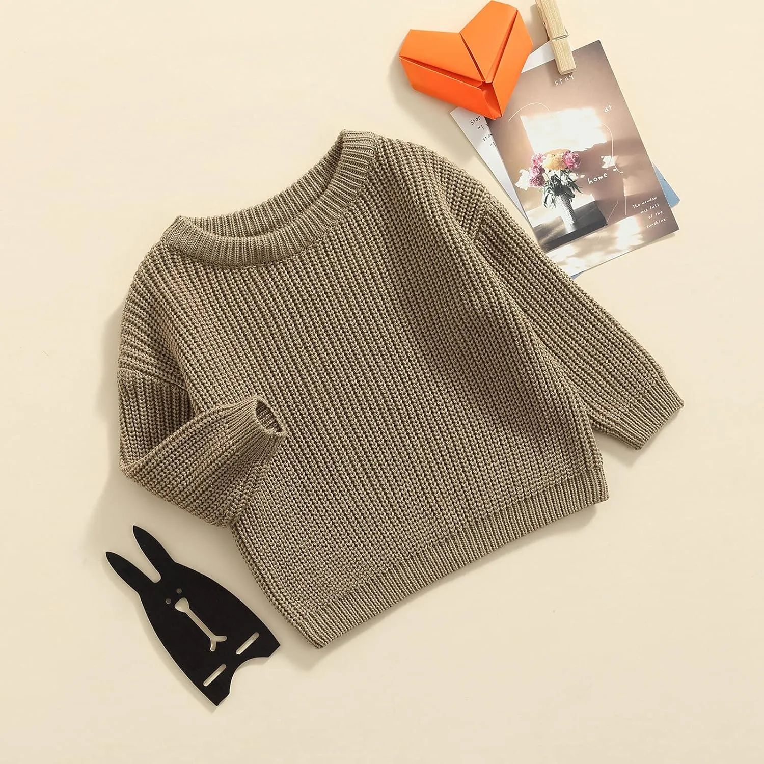 Toddler Baby Girl Boy Knit Football Sweater Long Sleeve Pumpkin Sweasthirt Fall Winter Clothes Football Outfit