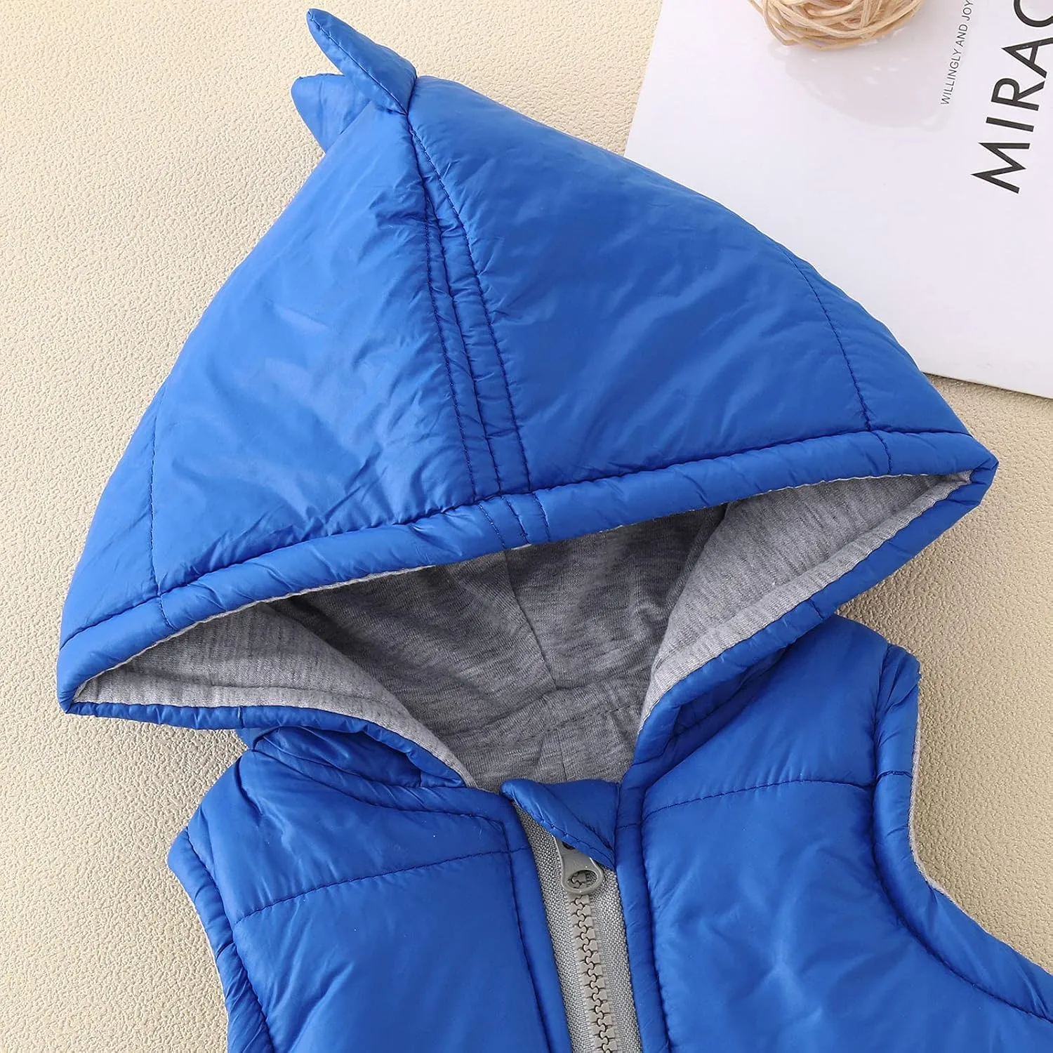 Toddler Kids Baby Boys Girls Winter Warm Solid Dinosaur Padded Vest Outerwear Baby Boy Winter Coat 12 Months