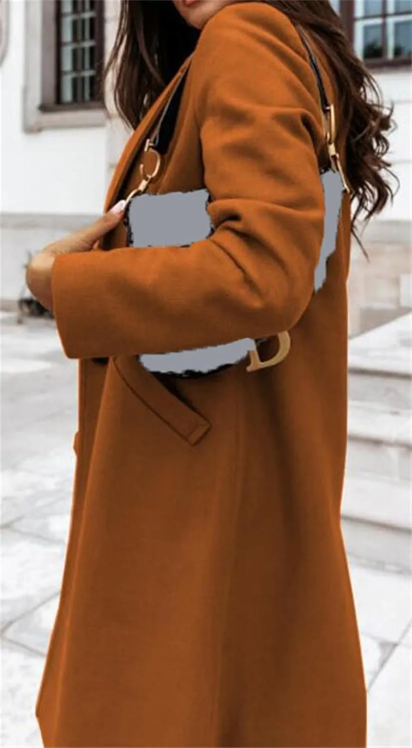 Trench Coat for Women Winter Elegant Windbreaker Fall Long Coats for Women Midi Peacoat Trench Coats Outwear