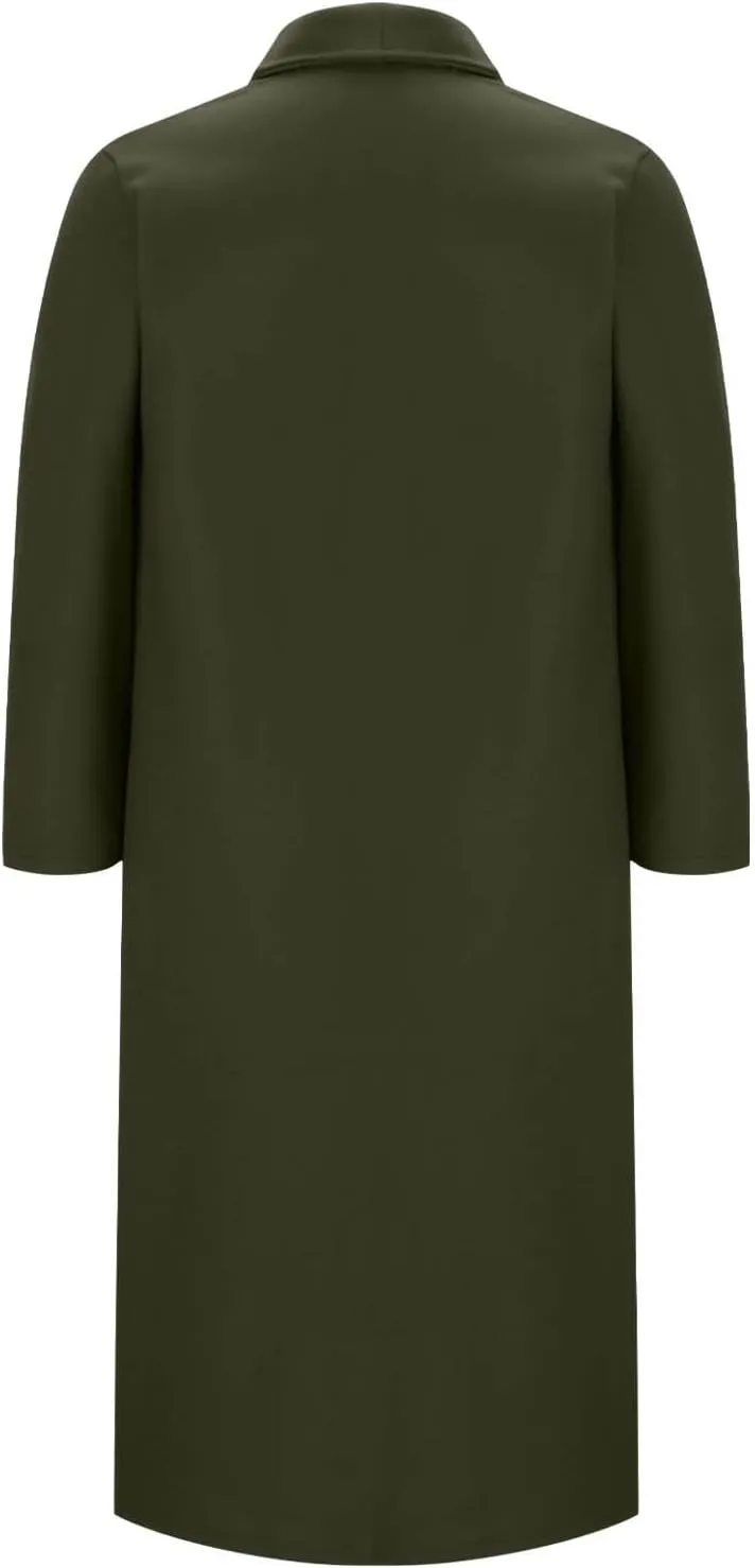Trench Coat Women Winter Wool Blend Pea Coat Long Sleeve Lapel Coat Oversized Open Front Cardigan Sweater Coats