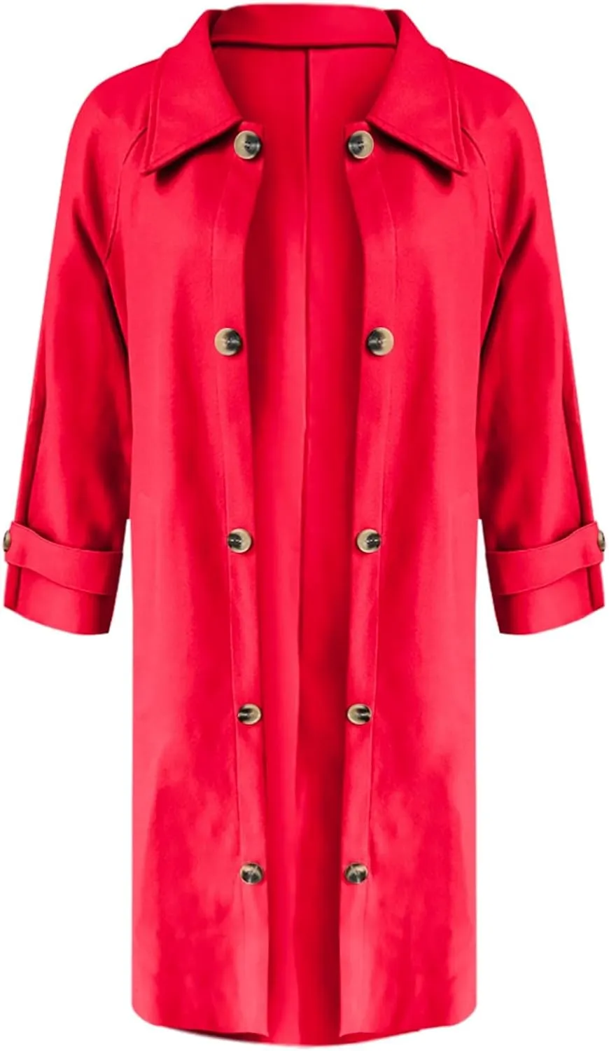 Trench Coats for Women Long Jacket Loose Fitting Warm Winter Outwear Fashion Lapel Jacket Coats Long Coats for Women