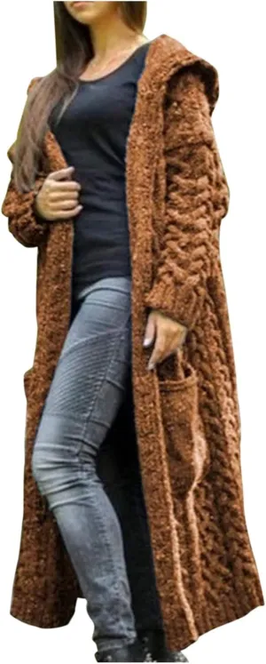 Trench Coats for Women Women Cardigan Breasted Large Long Single Sleeves Coat Women's Coat Double-Breasted Classic