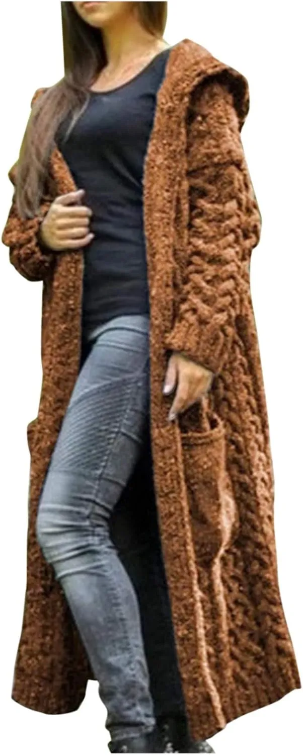 Trench Coats for Women Women Cardigan Breasted Large Long Single Sleeves Coat Women's Coat Double-Breasted Classic